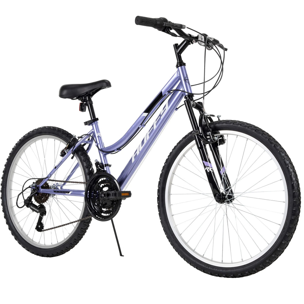 Huffy 24" Rock Creek Mountain Bike, Fits Riders 4'8" - 5'8", Purple, Adult, Women'S