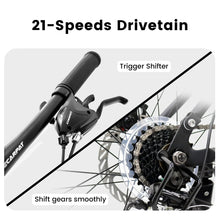 Load image into Gallery viewer, 27.5 - Inch Mountain Bike for Adults | 21 - Speed Trail &amp; City Bicycle with Disc Brakes | Gray