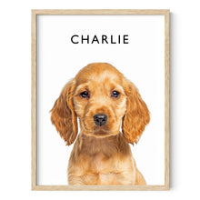 Load image into Gallery viewer, Create Your Own Customize Poster of Pet Portrait or Landscape - Custom Posters Upload Images of Cat &amp; Dog Art, Customized Dog Pictures Wall Decor,