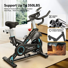 Load image into Gallery viewer, Pooboo Professional Indoor Cycling Bike Stationary Exercise Bikes Home Cardio Workout Bicycle Machine 350 lb Flywheel Weight 40 lb