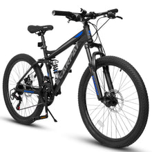 Load image into Gallery viewer, 27.5 - Inch Mountain Bike for Adults | 21 - Speed Trail &amp; City Bicycle with Disc Brakes | Gray