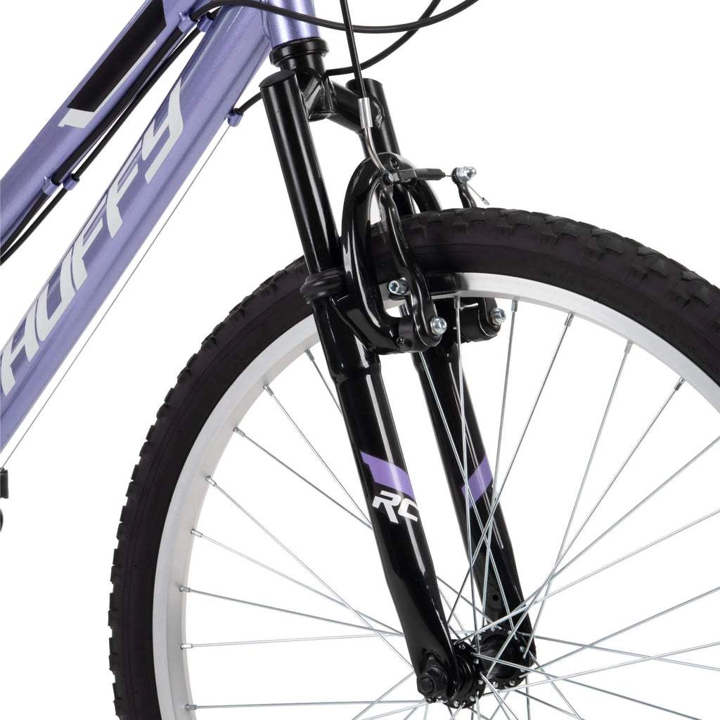 Huffy 24" Rock Creek Mountain Bike, Fits Riders 4'8" - 5'8", Purple, Adult, Women'S