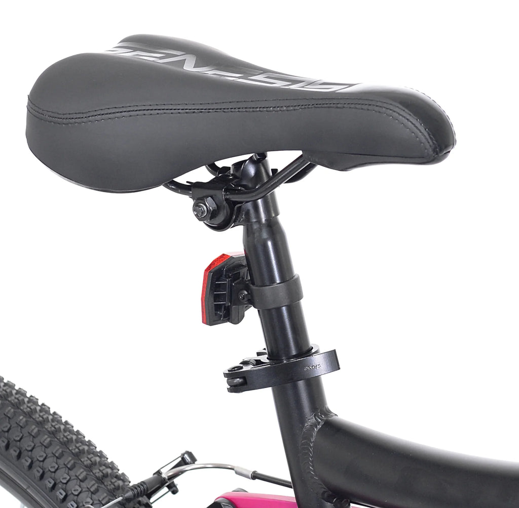 Kent Genesis Maeve Mountain Bike, 26" Wheels, Adults Ages 13+, Black and Pink
