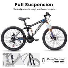 Load image into Gallery viewer, 27.5 - Inch Mountain Bike for Adults | 21 - Speed Trail &amp; City Bicycle with Disc Brakes | Gray