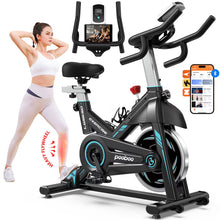 Load image into Gallery viewer, Pooboo Professional Indoor Cycling Bike Stationary Exercise Bikes Home Cardio Workout Bicycle Machine 350 lb Flywheel Weight 40 lb