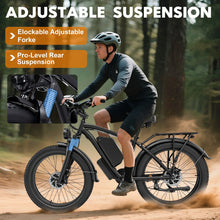Load image into Gallery viewer, Electric Fat Tire Bike for Adults, 6000W Dual Motor Ebike, Max 50MPH 26"x4.0 Off - Road Mountain Electric Bicycle, 60V 25AH, UL2849
